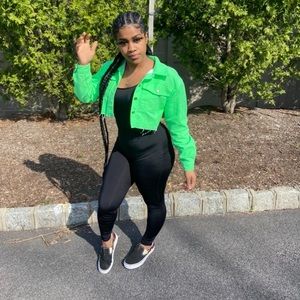 Black Super stretchy jumpsuit